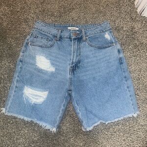 Forever 21 Light Blue Denim Shorts